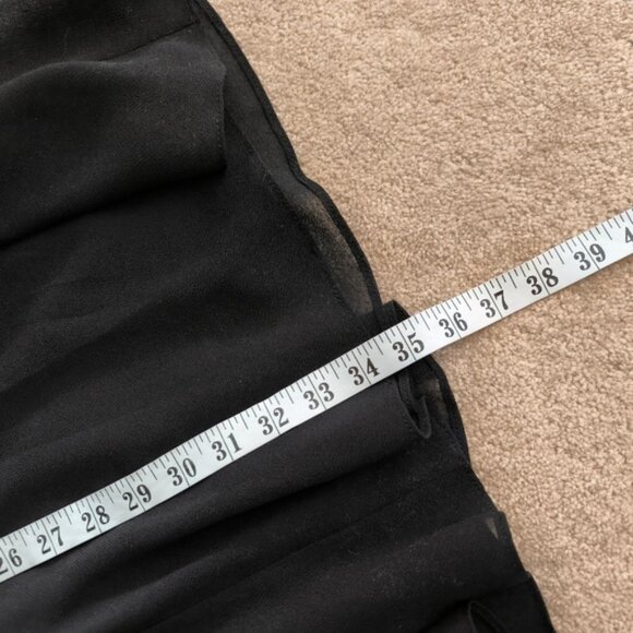 Cartise Canada Whismigoth Dark Fairy Chiffon Goth Flowy Midi Skirt 8 - Picture 7 of 8